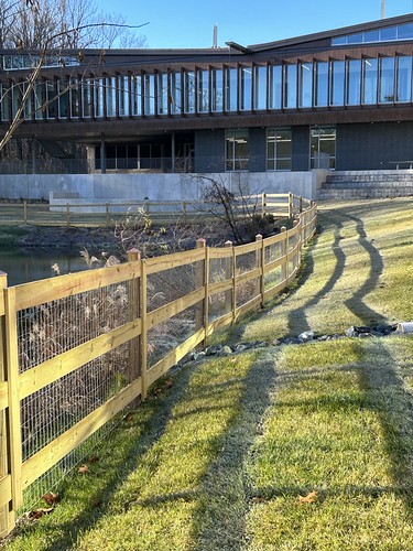 Park School by karma (Karen), Another approach view toward the new Science & Engineering building. The top fence is just to th