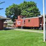 Midway, British Columbia Canadian Pacific Railway Caboose No. 436715 - at the Kettle River Museum