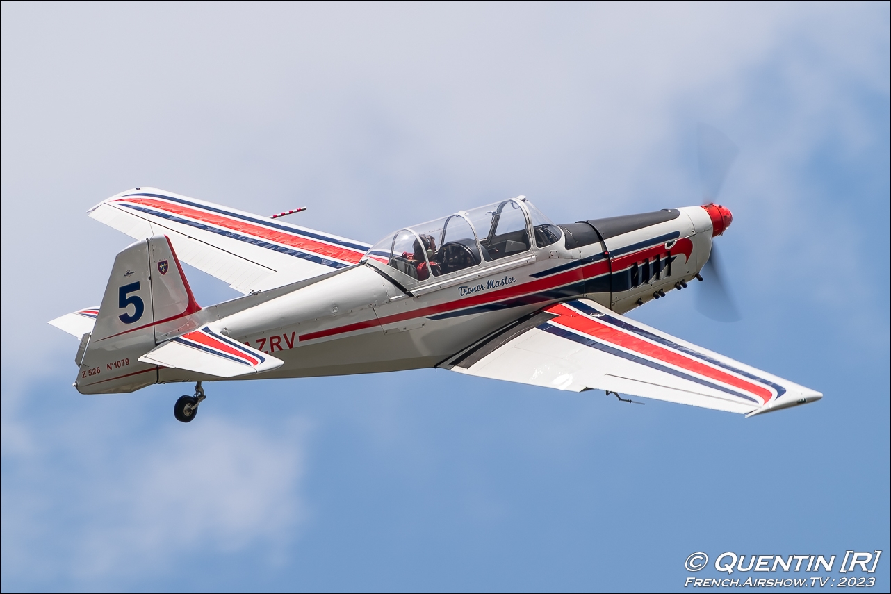 Moravan Zlin 526 F-AZRV Aerofestival Villeneuve sur Lot 2023 airshow photography canon france