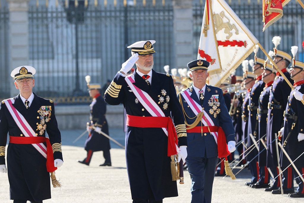 El rey preside los actos de la Pacua Militar 2024 en Palacio de la Casa Real de Madrid, este día de los Reyes, 6 de enero de 2024. Lasvocesdelpueblo (Ñ Pueblo) (11)