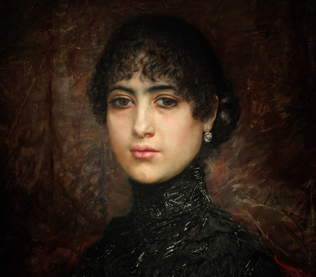 Ritratto di donna (Fulvia), 1886 (detail)