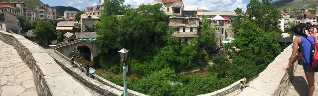 Panoramic View of a Historic Town