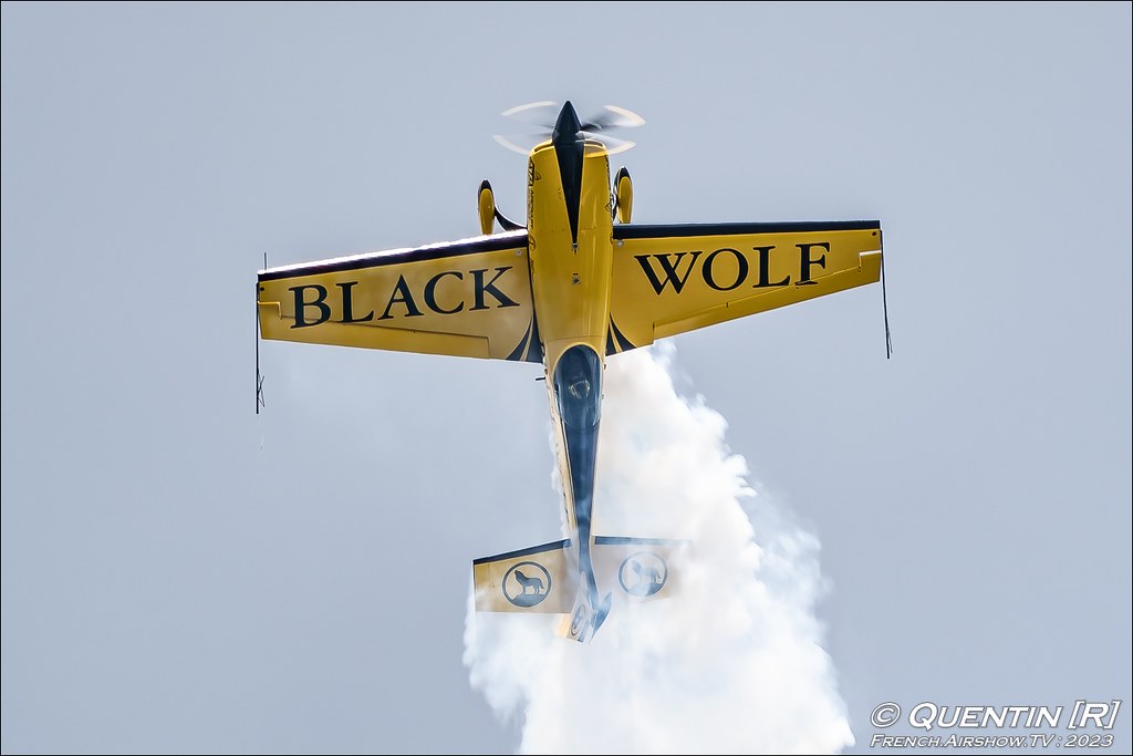Extra 330SC Black Wolf F-HMKF Aerofestival Villeneuve sur Lot 2023 airshow photography Meeting Aerien 2023
