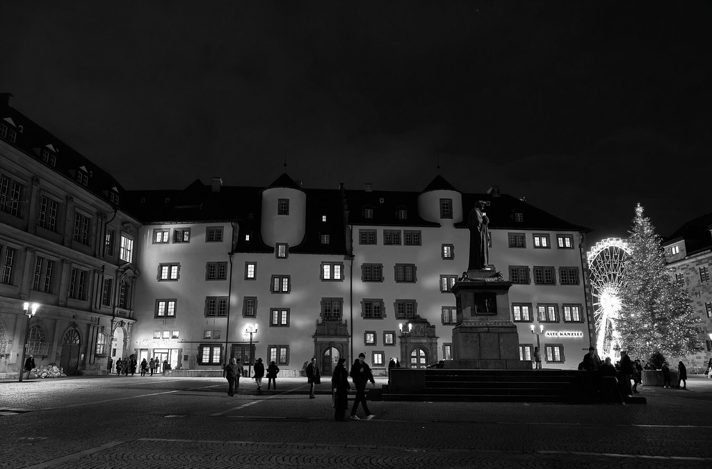 night on Schillerplatz, Stuttgart 3