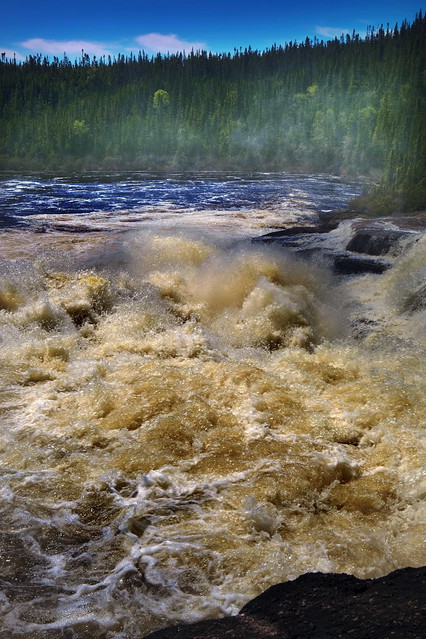 Raging Water, Bottom of Manitou Falls, Quebec