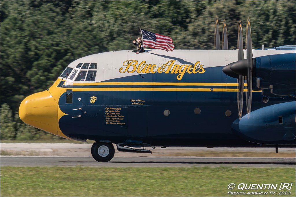 C-130J Fat Albert US Navy Blue Angels NAS Oceana Virginia airshow photography Meeting Aerien 2023