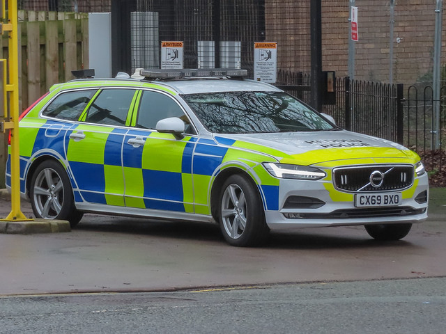 North Wales Police  Roads Policing Volvo V90 D5 CX69 BXO