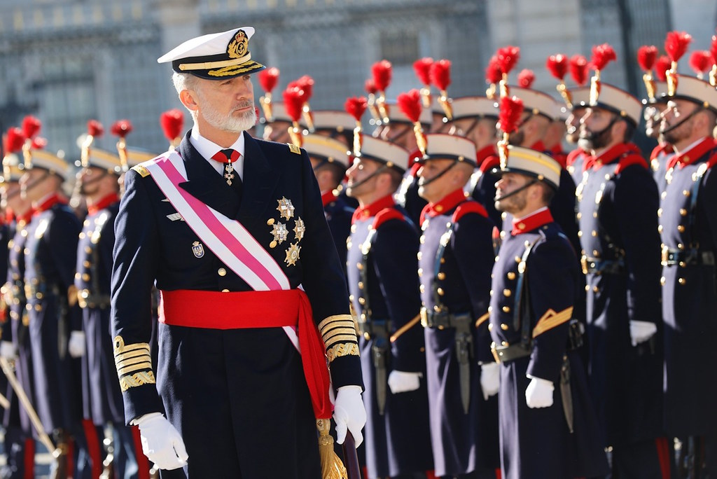 El rey preside los actos de la Pacua Militar 2024 en Palacio de la Casa Real de Madrid, este día de los Reyes, 6 de enero de 2024. Lasvocesdelpueblo (Ñ Pueblo) (13)
