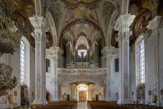 St.Peter Mainz Blick zur Orgel