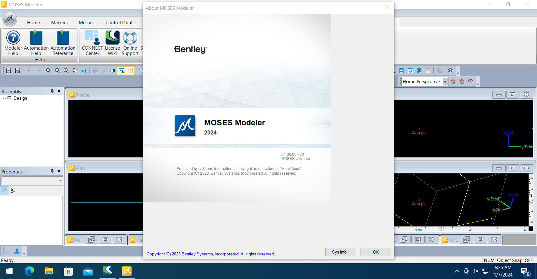 Working with Bentley MOSES 2024 v24.00.00.722 x64 full license
