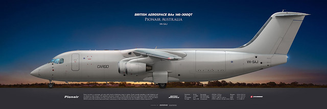 British Aerospace BAe 146-300QT Pionair Australia