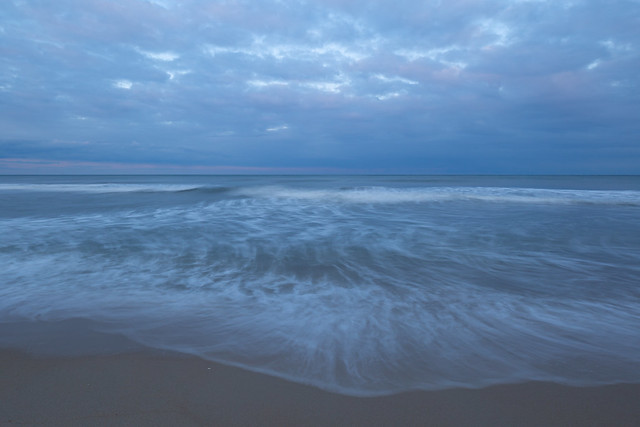 Waves in the Blue Hour