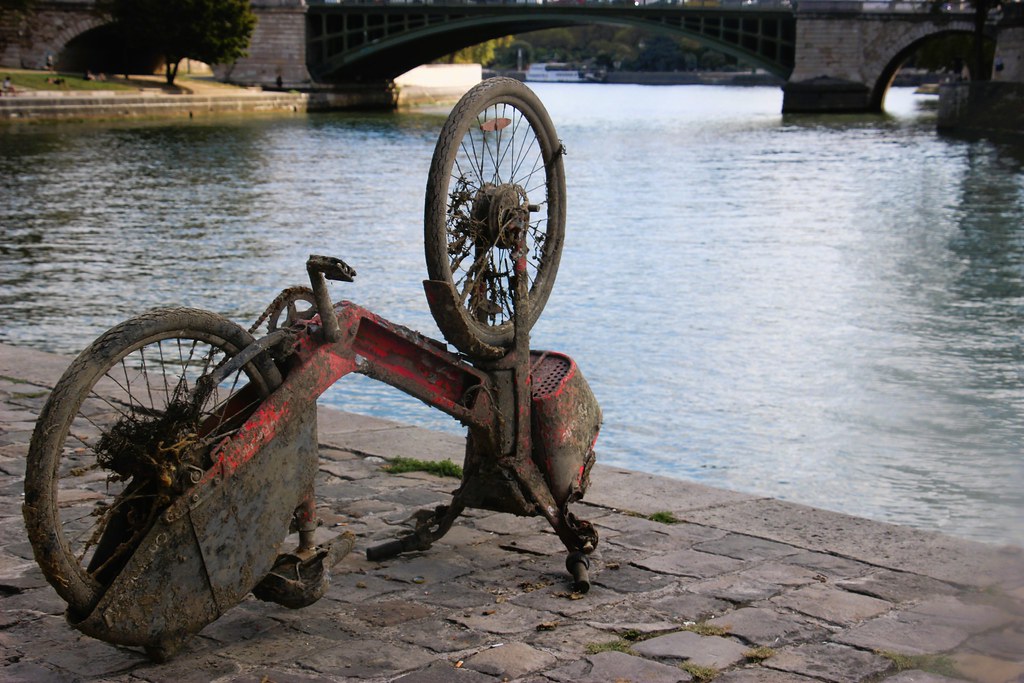 Trouvé dans la Seine/Found in the Seine river, Paris