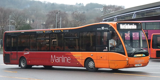 The Burnley Bus Company (Transdev Lancashire) 262 YJ17 FWD in between duties at Burnley Bus Station.