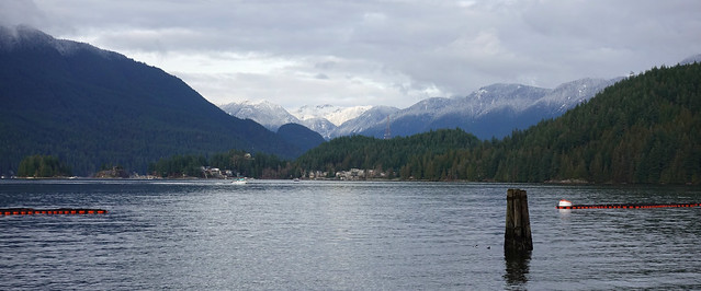Indian Arm fjord from Barnet Marine Park