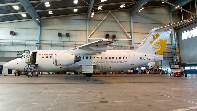 SE-DJO Avro RJ85 Malmö Aviation.