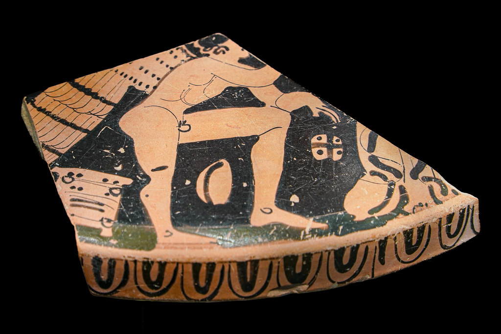 Red-Figure Pottery Fragment