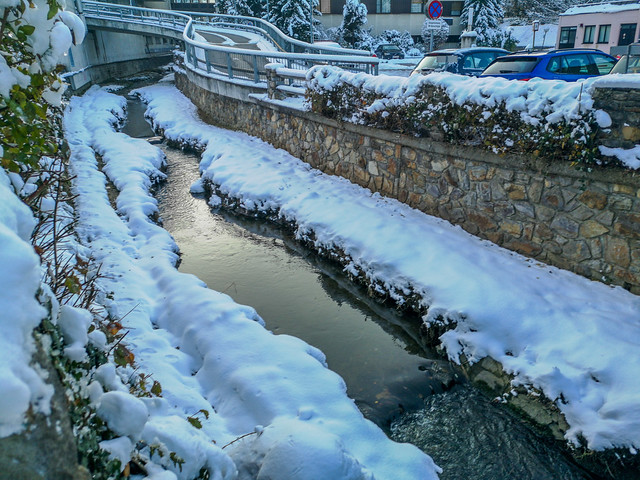 Wintertime creek.