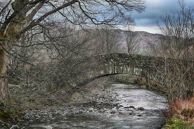 Middle Fell Bridge, Langdale. Cumbria (as used in the 1945 film 