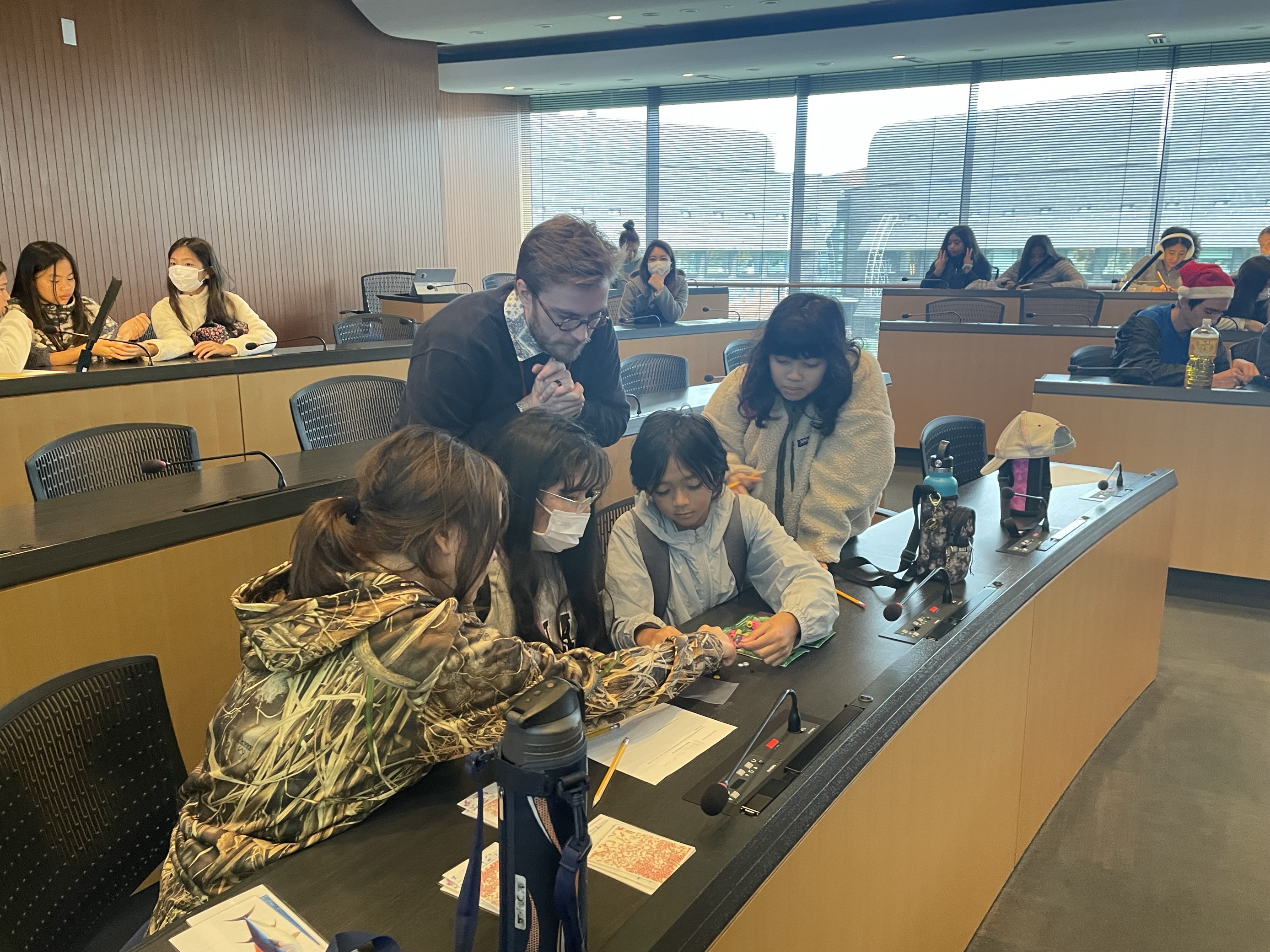 AmerAsian School in Okinawa Visited OIST