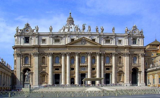 Majestic Serenity: St. Peter's Basilica in Vatican City