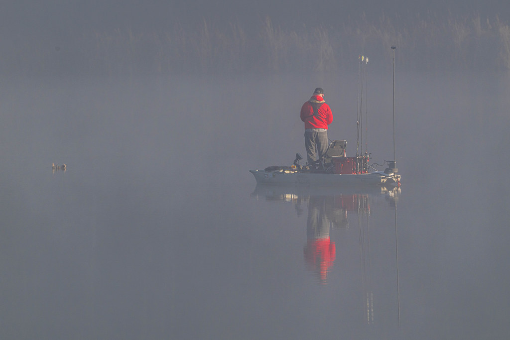 Fishin' in the early morning fog