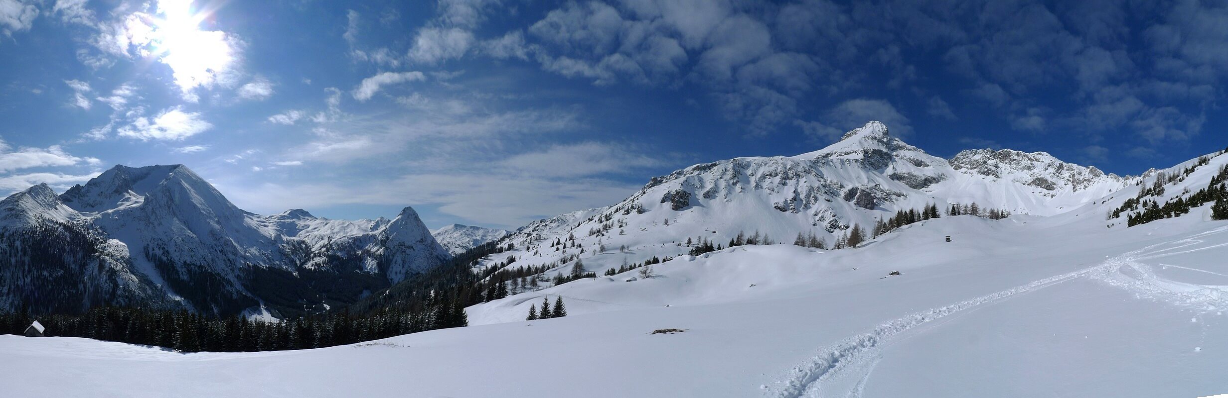 Schöpfing Niedere Tauern Rakousko panorama 33