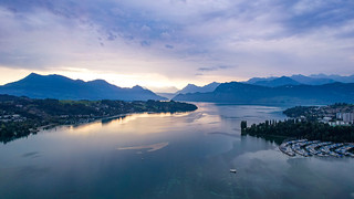 Sunrise Over Lake Lucerne