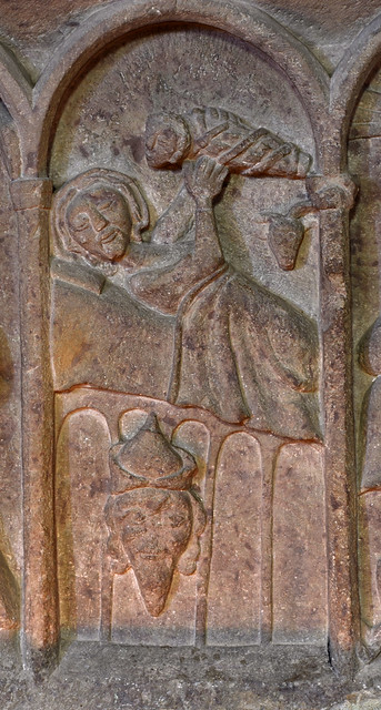 Lemgo, Westfalen, St. Nicolai, altar reredos from the former Marienaltar, detail