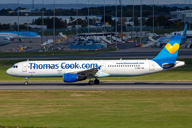 Thomas Cook - Airbus A321-211 G-NIKO @ Birmingham