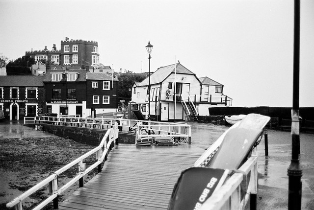 Broadstairs Harbour Market view.