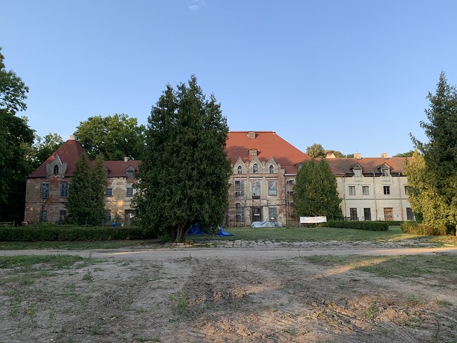 Palace in Sztynort, northern Masuria, Poland