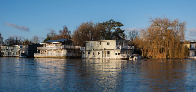Houseboats, River Thames, Molesey