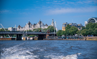 Whitehall, Hungerford Bridge and Charing Cross