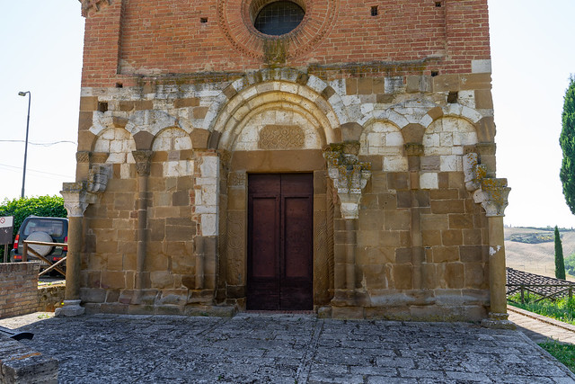 Chiesa di San Pietro in Villore, San Giovanni d'Asso, Montalcino, Toscana, Italy