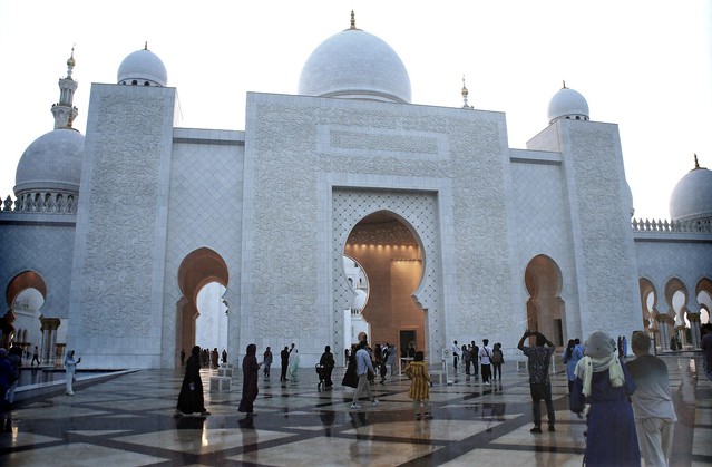 Entrance Sheikh Zayed Grand Mosque