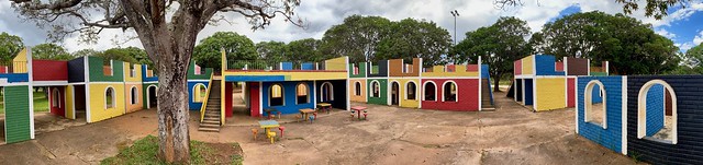 HD Panorama, Children's Play Area, Nicolândia Center Park, Parque da Cidade Dona Sarah Kubitschek, Brasília, Brazil