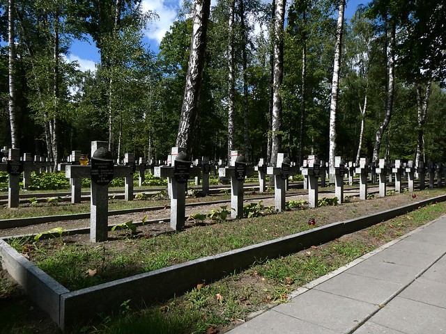The graves of Polish soldiers who were killed during the Polish-Soviet war