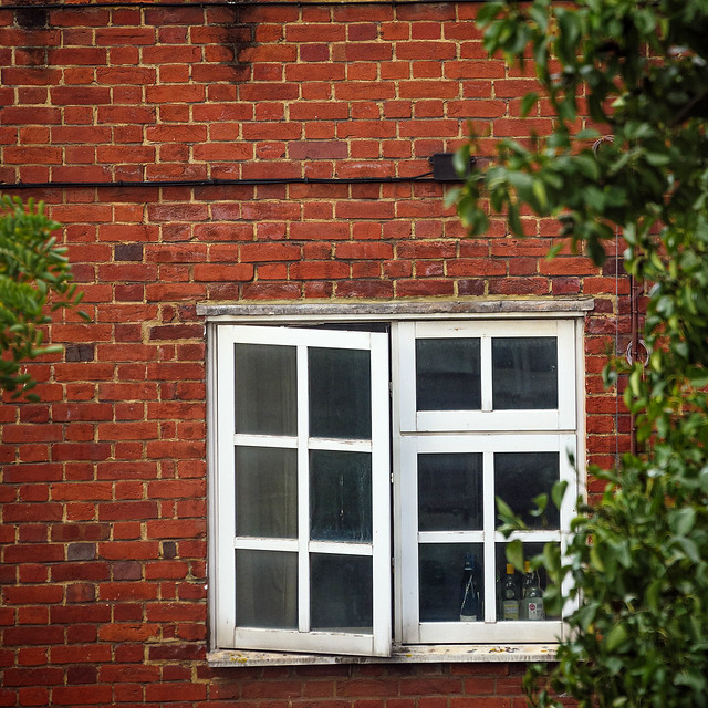 Window on Brick Wall