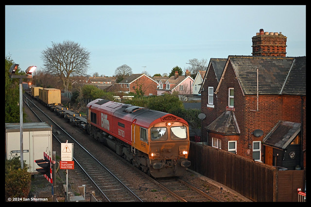 No 66783 The Flying Dustman 10th Jan 2024 Trimley