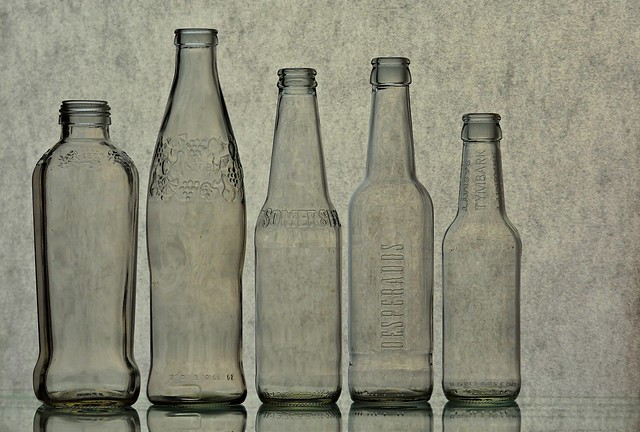 Colorless Glass Bottles #12