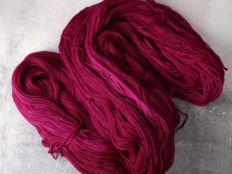 Misfit Skein: Favourite Sock – merino wool 4 ply/sock hand-dyed yarn 100g – ‘Professor Plum’