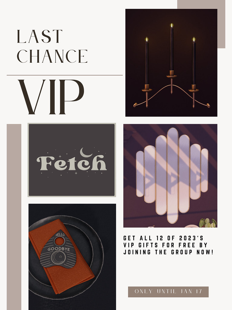 [Fetch] Last Chance VIP Gifts
