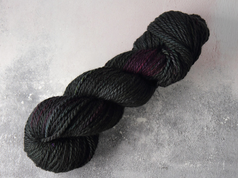 Studio special: Awesome Aran – British wool hand-dyed yarn 100g – ‘Deep Space’