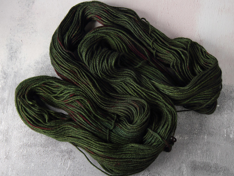 Studio special: Dynamite DK – British wool hand dyed yarn 100g – ‘Forest Floor’