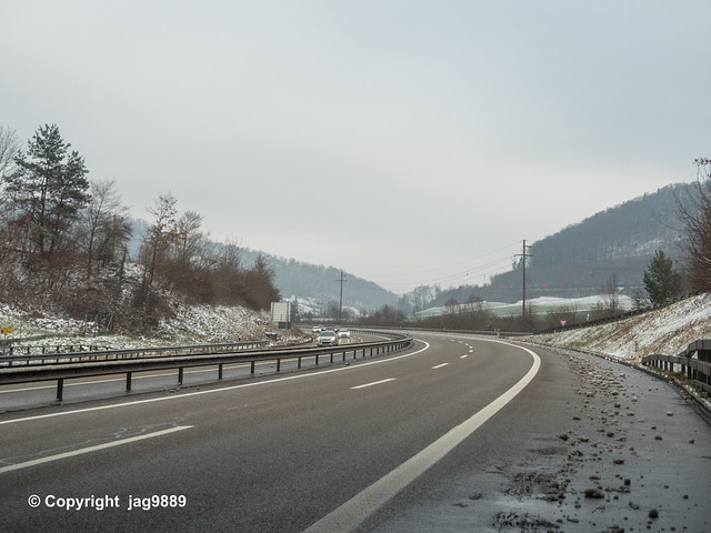 SIS310 Motorway Crossing over the Sissle River, Frick – Böztal, Canton of Aargau, Switzerland