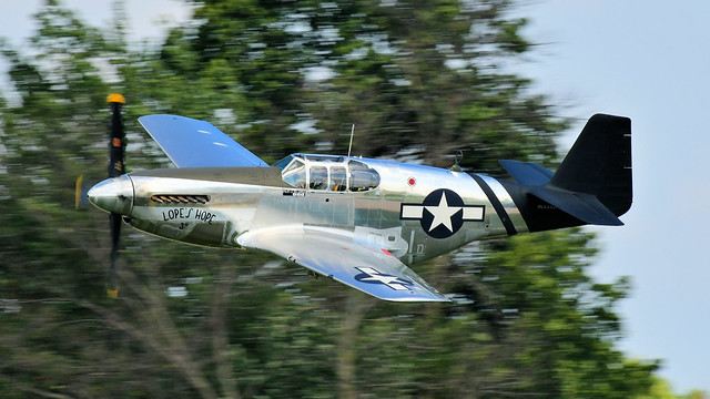 North American P51C Mustang Lopes Hope the 3rd NL6555B 43-24907 USAAF N6555B