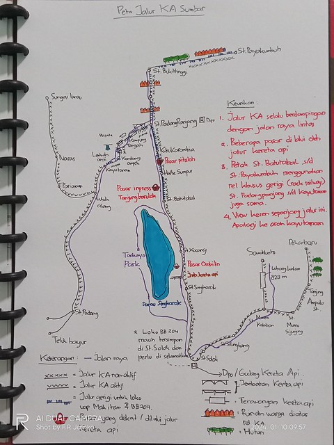 West Sumatera Railway map, guide to do reactivation (indonesia ver)
