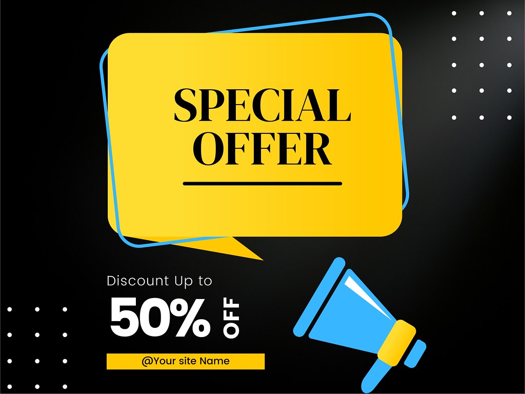 Big sale, discount offer, hot offer, flash sale vector design.