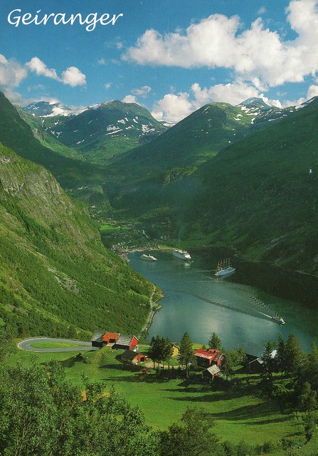 Norway - Geiranger (Village in western Norway, at the head of Geirangerfjord.)
